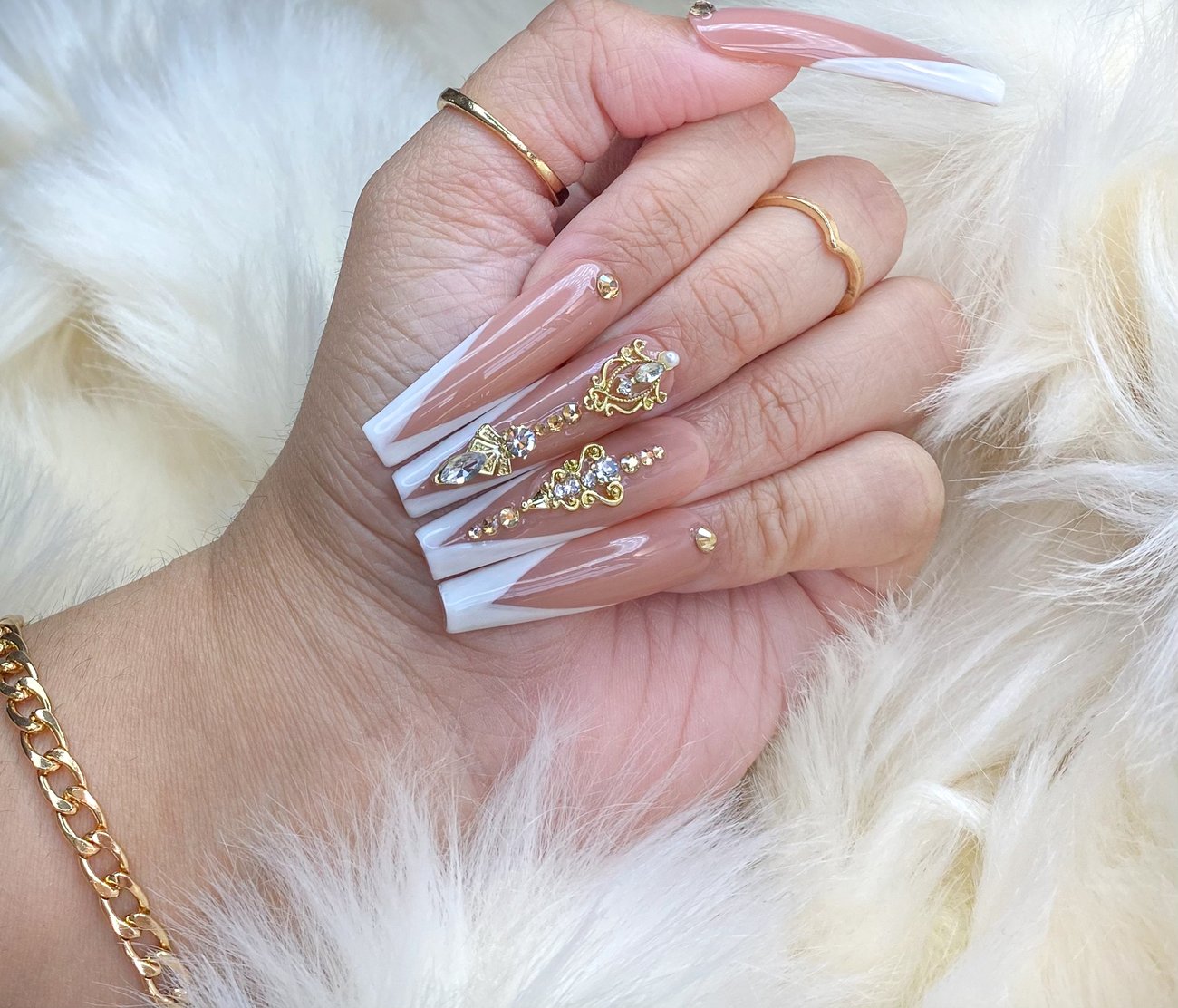 Luxury French press on nails