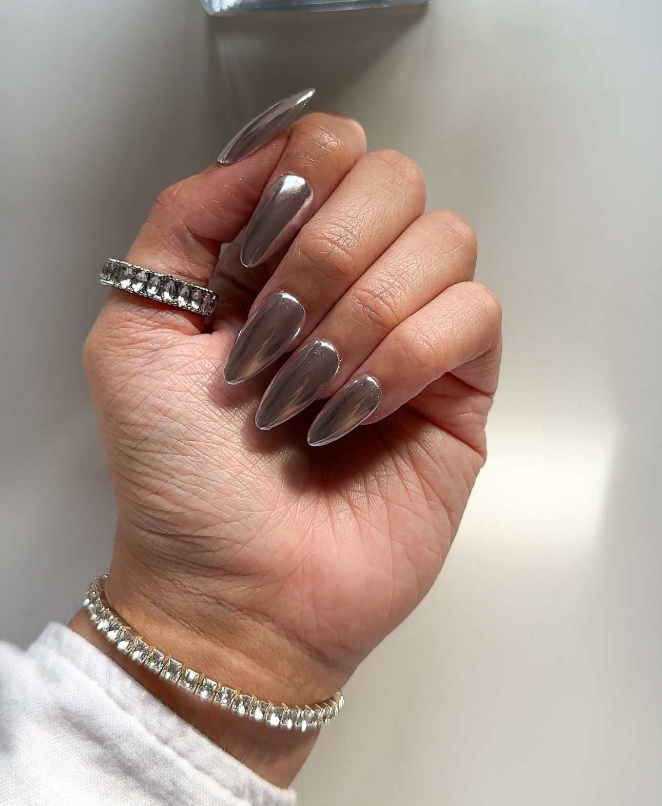 Chrome Press on nails